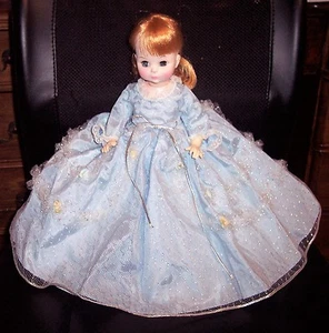 VINTAGE MADAME ALEXANDER 1966 Cinderella Blonde 13" Doll Tagged Dress GUC - Picture 1 of 6