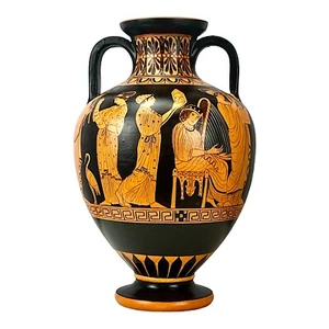 9 Muses Goddesses of music song and dance Ancient Greek amphora Vase Pottery - Picture 1 of 9