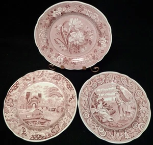 Spode England Archive Collection variety of (3) Scalloped Dinner Plates 10 1/2" - Picture 1 of 11