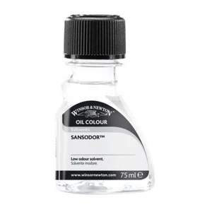Winsor & Newton 250ml Sansodor Thinning Oil/Brush Cleaner Low Odour Solvent - Picture 1 of 1