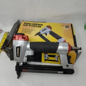 Central Pneumatic 20 Gauge Wide Crown Air Stapler 64155 Pre-owned UNTESTED  - Picture 1 of 17