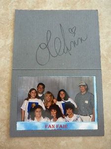 LeAnn Rimes Signed Fan Club Candid Photo Card Fan Fair 1990's Country Music - Picture 1 of 2