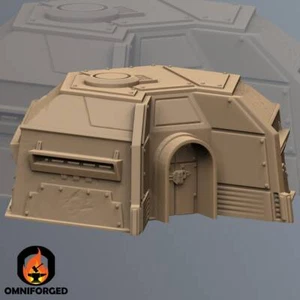 Bunker Star Wars Legione Terreno Filamento stampato in 3D - Foto 1 di 5