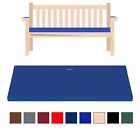 Waterproof Garden Bench Pad 2 3 4 Seater Foam Cushions with Thick Fabric Cover