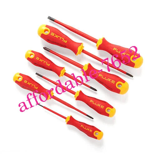NEW Fluke IKSC7 7 Piece Insulated Screwdriver Kit FedEx or DHL or UPS - Image 1 of 1
