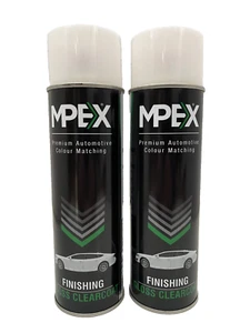 2 x Mpex Clear Lacquer Spray Paint Aerosol High Gloss Coating Fast Drying 500ml - Picture 1 of 6