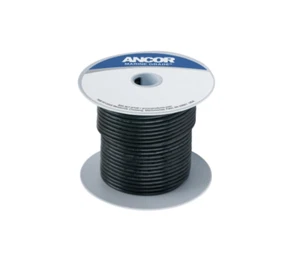Cable de batería marina de cobre estañado calibre 8 AWG cable de barco por pie anclaje negro - Imagen 1 de 1