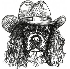 Cocker Spaniel personalisierte bestickte graue Vlies Stadiondecke - Bild 1 von 6