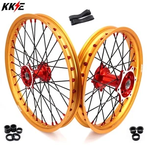 Llantas fundidas KKE 21-19 para Honda CR125R CR250 1995-2001 CR500R 1996-2001 llanta dorada - Imagen 1 de 12