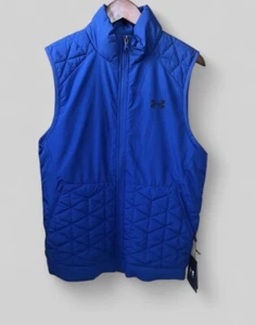Under Armour Storm ColdGear REACTOR PERFORMANCE VEST Blue Mens Size-M - Picture 1 of 20