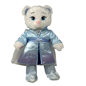 BUILD-A-BEAR Frozen II Elsa Disney Plush Dress Boots Panties Blue Silver Sparkly - Picture 1 of 12