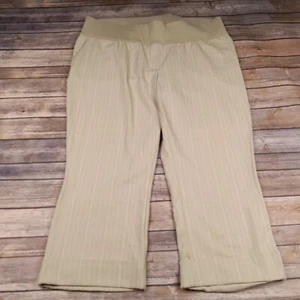 Liz Lange Maternity 18 Stretch Plus Size Cuffed Capris  - Picture 1 of 6