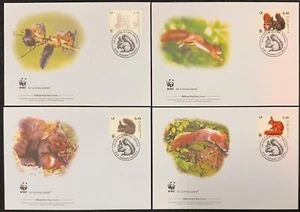 Slovenia #714-7 FDC 2007 World Wildlife Fund Set of 4 Official Covers; WWF *d - Picture 1 of 1