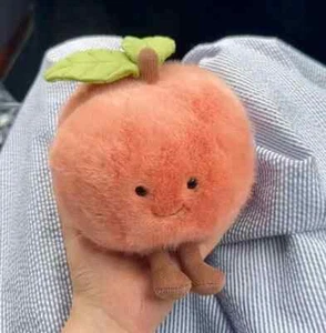 Jellycat with TAG Peach Fruit Plush - Plush Plushie Soft Stuffed Kawaii Cute - Picture 1 of 7