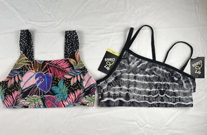 New Girls Art Class Multi Color Dance Bikini Swim Top Lot Size XL 14-16 UPF 50 - Picture 1 of 7