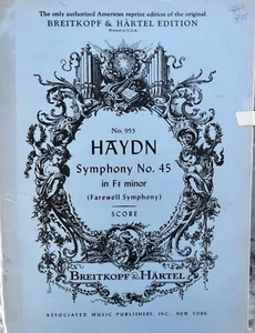 Peter Nero Conductor’s Score - Haydn Farewell Symphony - Picture 1 of 2