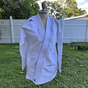 Adidas Brazilian Jiu Jitsu Uniform A1 Quest WHITE  See All Photos - Picture 1 of 13