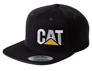 CAT Hat Cap Caterpillar Flat Bill Snapback - Picture 1 of 6