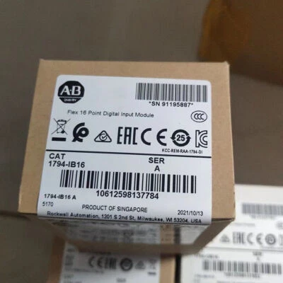Allen-Bradley 1794-IB16 AB 1794IB16 Flex I/O Input Module PLC New Factory Sealed - Image 1 of 4
