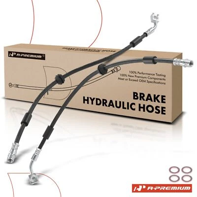 2x Manguera hidráulica de freno lado delantero para Mercedes-Benz W205 S205 CLS63 AMG E63 AMG Foto 1 de 4