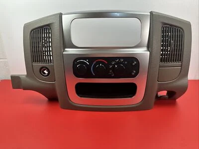 Dodge Ram 1500 2002-2005 y 03-05 2500 3500 tablero radio bisel aire acondicionado panel moldura Foto 1 de 4