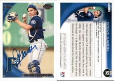 Steve Baron Signed 2010 Topps Pro Debut #52 Card Pulaski Mariners Auto AU