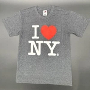Kids I Love NY T-Shirt Size S (6/8) Gray Red NEW - Picture 1 of 4