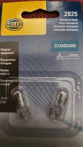 Paquete de 2 bombillas miniatura Hella 2825 HELLA 2825TB serie estándar - Imagen 1 de 2