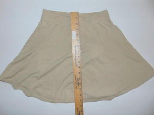 The Childrens Place uniform Youth girls skirt skort XL Cotton Khaki Beige - Picture 1 of 6