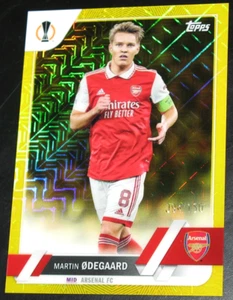 2022-23 Topps Edición Japón UEFA Martin Odegaard Amarillo Cromo Mojo #/150 2023 - Imagen 1 de 2