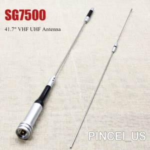 SG7500 41.7" VHF UHF Antenna Dual Band Mobile Antenna For Radio Walkie Talkie - Zdjęcie 1 z 3