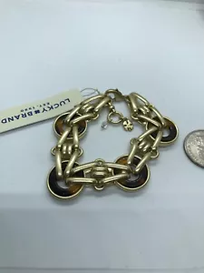 Bracciale a maglia Lucky Brand look tartaruga $39 LB4AA - Foto 1 di 5