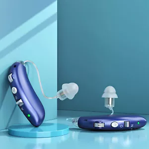 Rechargeable Digital Hearing Aids Severe Loss Sound Vocie Hearing Amplifier ! - Picture 1 of 18