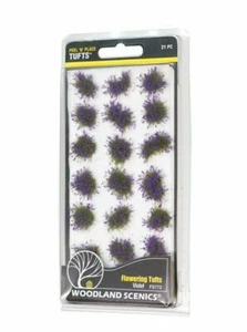 Woodland Scenics Grass Tufts Violet Flowering New - Picture 1 of 2