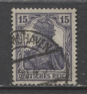 Germany 1917 15 Pfennig Germania issue war print used, signed $ 240.00 - Picture 1 of 2