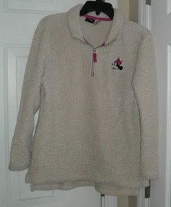 Disney Pullover Sweater, Youth 8/10, 1/4 Zip, Girls 8/10, Minnie Mouse - Picture 1 of 7