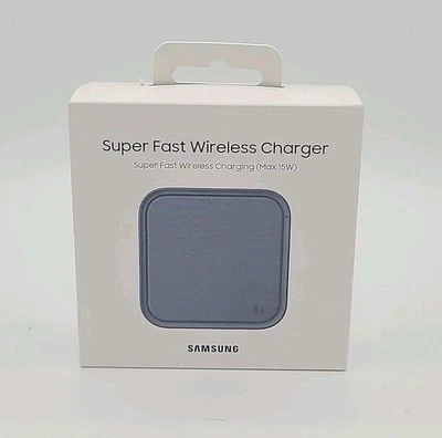SAMSUNG EP-P2400TBEGUS 15W Wireless Charger Single, Super Fast Charging Pad, USB - Image 1 of 2
