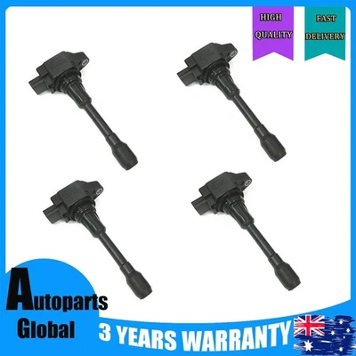 4x Ignition Coils For Nissan Navara D23 X-Trail T31 Dualis 2.0 2.5L 22448-EN200 - Image 1 of 4