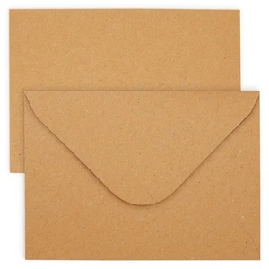 Kraftpapier Einladung Umschläge 4x6 für besondere Anlässe wie Hochzeit Ba... - Bild 1 von 9