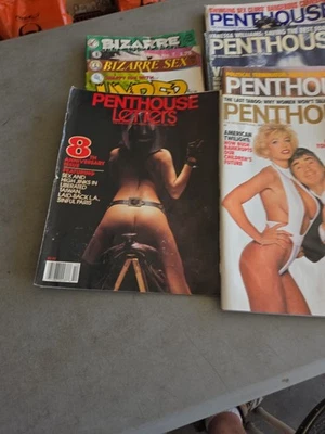 9 PENTHOUSE ETC MAGAZINES 1980'S/90'S AS IS SEE INFO-PICS - Image 1 of 4