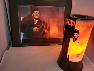 阿尔·帕西诺·托尼·蒙大拿州围巾海报复古带灯作品不旋转。 — 第 1/4 张图片