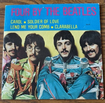 4 By The Beatles UK EP BBC Transcription Service W/ Picture Cover ST-8663 - Image 1 of 4