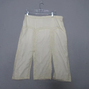Vintage Spiegel Skirt 14 Silk Beaded Slit Rare Fairy Coquette Dainty Boho Bridal - Picture 1 of 13