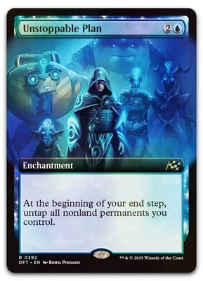Unstoppable Plan (Extended Art) #382 (Foil) (NM) Aetherdrift DFT Magic MTG - Image 1 of 2
