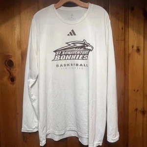 Adidas St. Bonaventure Bonnies Basketball Team Issued Langarm Herren XL T-Shirt - Bild 1 von 5