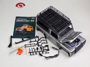 MN99 Defender Body Shell with Accessories Gray 1/12 Scale RC Crawler Parts NEW - Picture 1 of 15