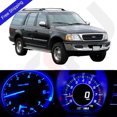 Blue LED Dash Cluster Instrument Lighting Kit Fits 1999-2002 Ford Expedition - Image 1 of 4