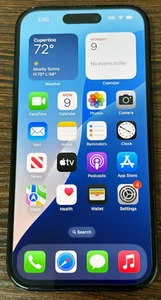 T-Mobile Apple iPhone 16 - 128 Go Noir - 93% Batt - Fissures au dos - Usure - LIRE - Photo 1 sur 10