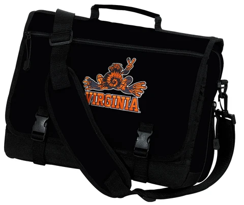 UVA Peace Frog Laptop Bag University of Virginia Peace Frogs Computer Bag NCAA M Cover