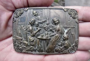 De colección TEA PARTY Hebilla de Cinturón ART Nouveau Victoriano Tiempo de Té DEZY Damas RARO EN MUY BUENA CONDICIÓN+ - Imagen 1 de 4